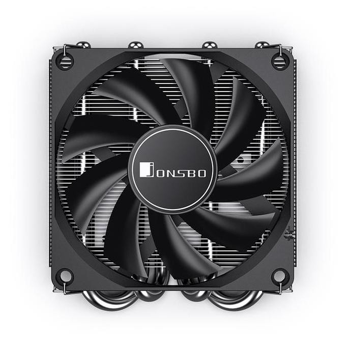 Jonsbo Hp-400S Black / White Cpu Fan Cooling / Hsf Heatsink Cooler Low New Stok
