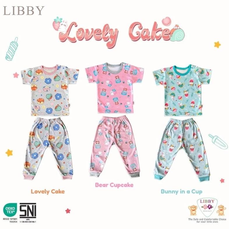 LIBBY LOVELY CAKE - SETELAN PANJANG LIBBY - SETELAN PENDEK LIBBY - SETELAN PENDEK CELANA PANJANG AST