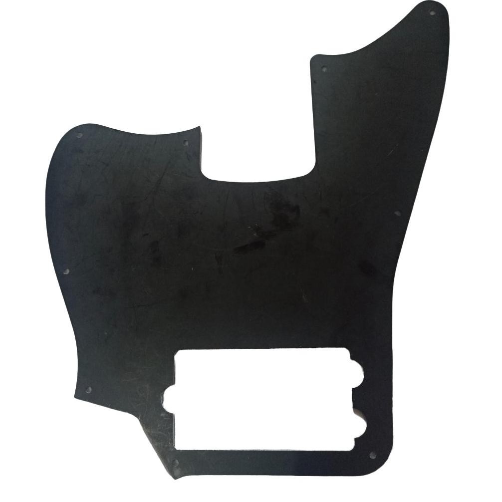 Pickguard Gitar Guitar Fender Squier Affinity Bass Jaguar H Black 3 Ply