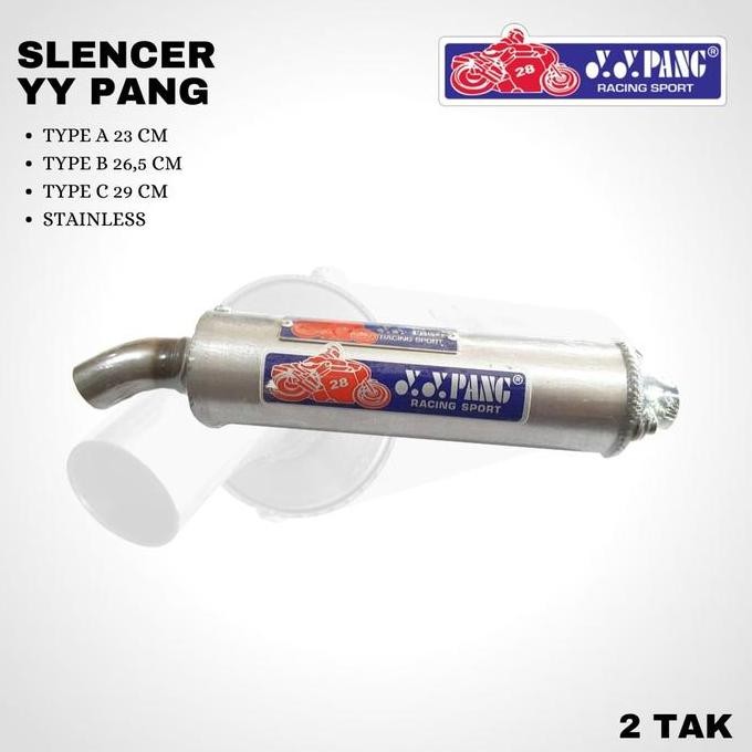 Silencer Slencer Knalpot Yypang 2T Type A B C Terbaru