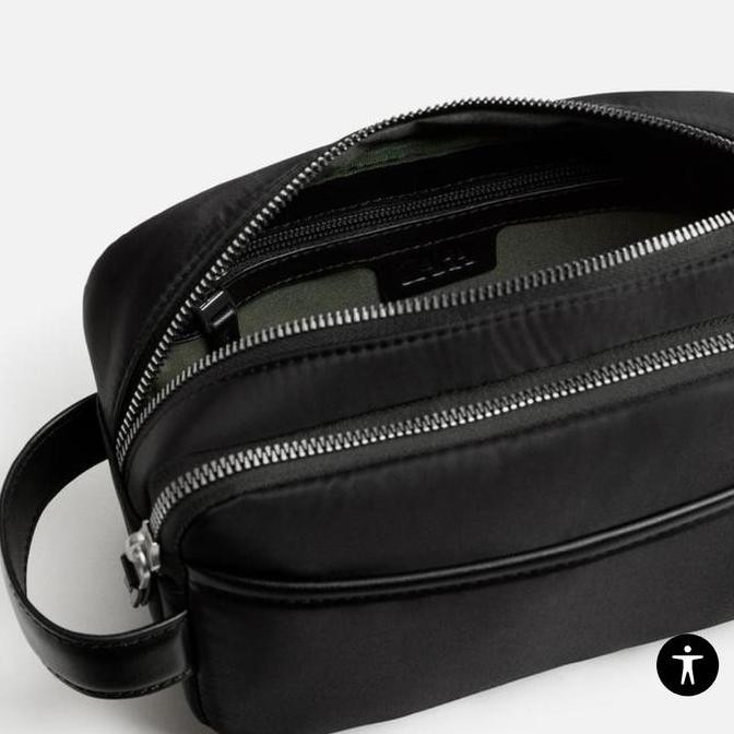 Grosir Pouch Bag Zara Clutch Pria Hitam Original Store