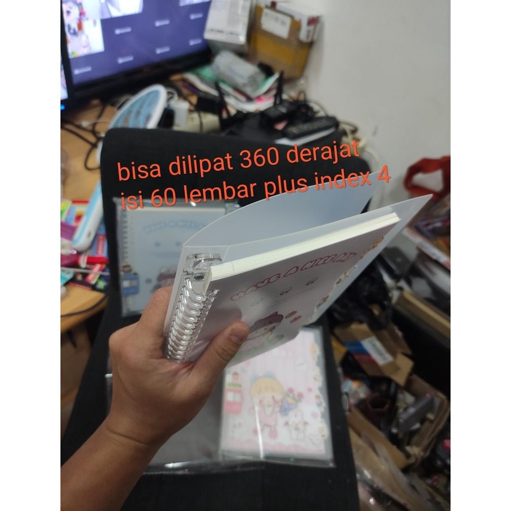 

map binder wengu karet space adventure b0216 a5/b5 satuan index 4 plus isi 60 lembar