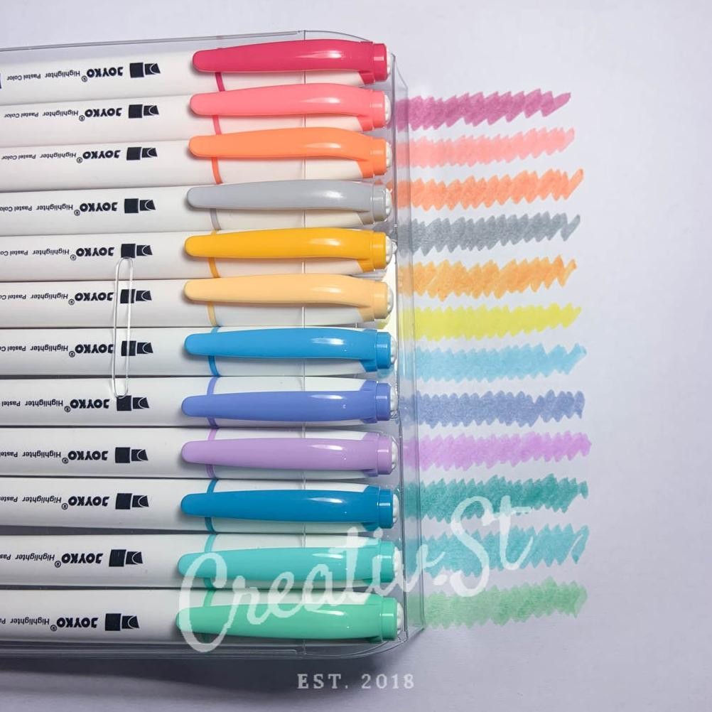 

JOYKO Highlighter Pastel Colour Penanda Halaman Hl 55 12 Color