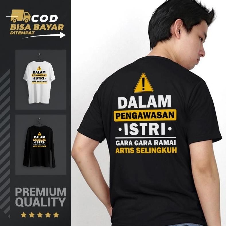 Promo Kaos Kata Ramai Artis Selingkuh Kaos Distro
