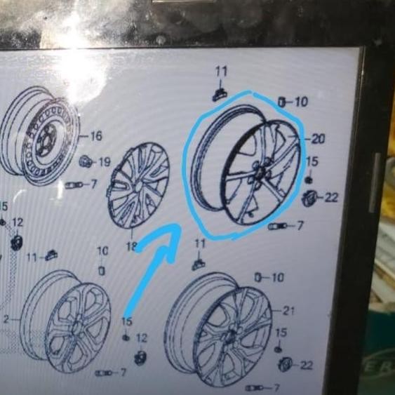 Velg Ban Roda Mobil Honda Hrv Facelift Tipe S Original Harga Bersaing