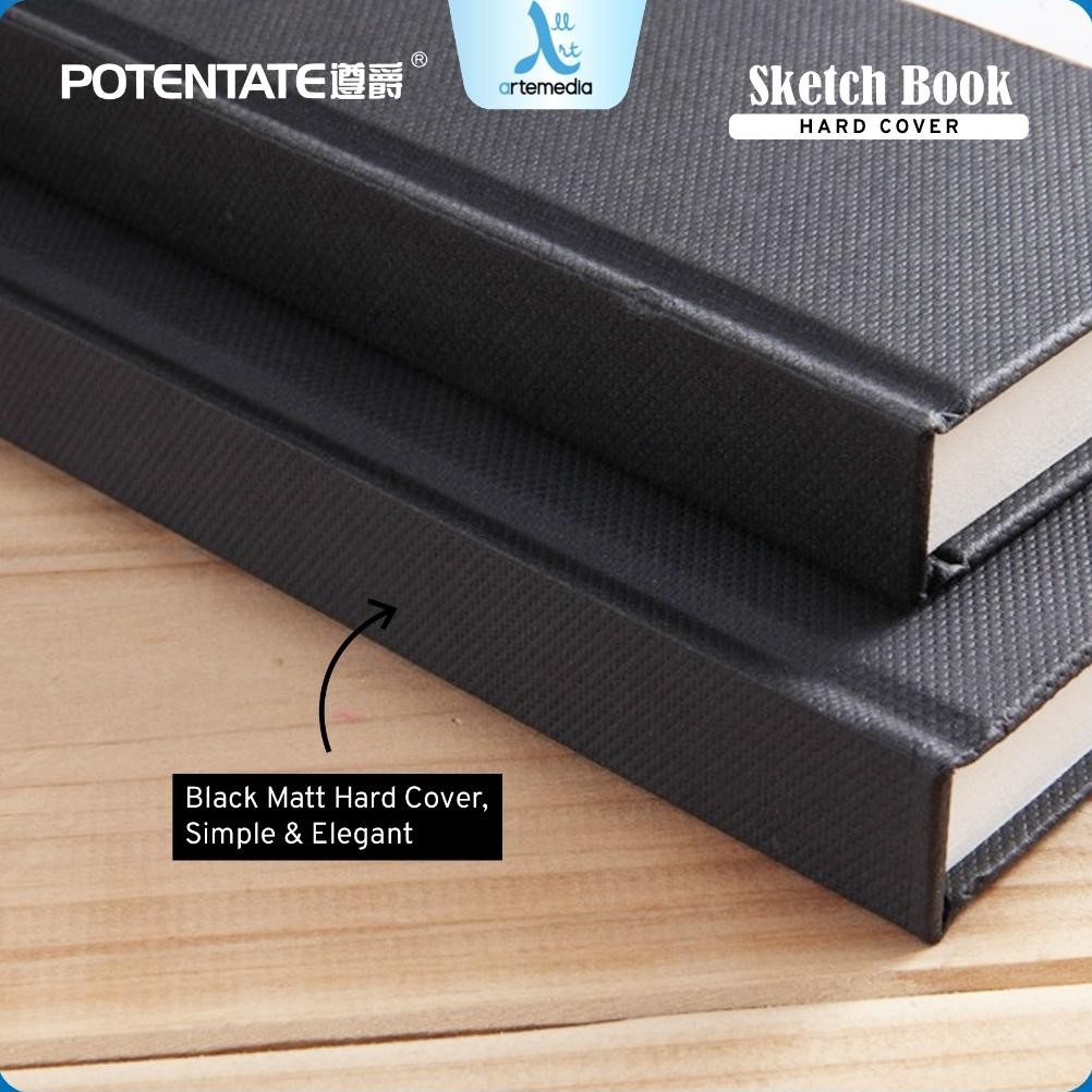 

Potentate Sketchbook A6 Hard Cover Stitch Bound Buku Sketsa