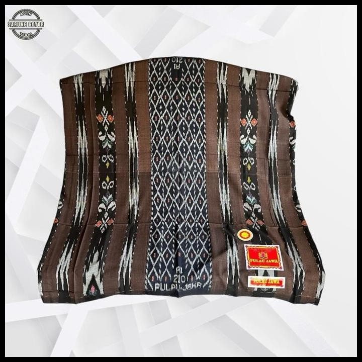 Terlaris Sarung Goyor Tenun Halus Pulau Jawa donggala Semua musim Silver Best Seller