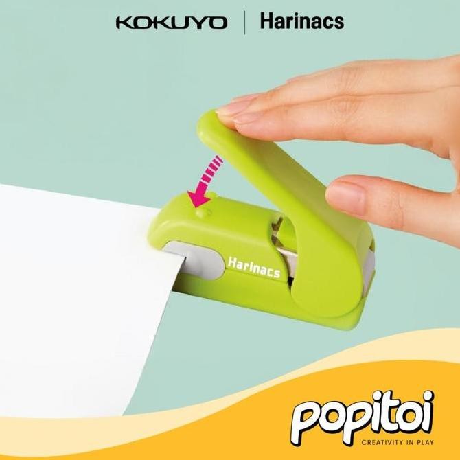 

SALE KOKUYO Harinacs PRESS Stapleless Stapler Tanpa Isi (5 Sheets)