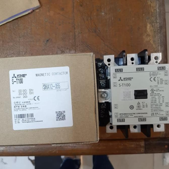 Kontaktor mitsubishi st100 230v/contactor st 100 mitsubishi