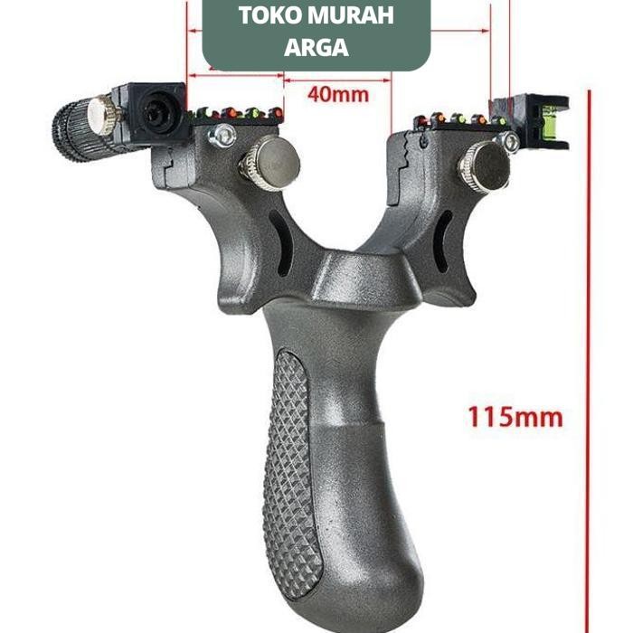 KETAPEL TACTICAL PRESISI SLINGSHOT FLATBAND WATERPASS     KETAPEL TACTICAL LASER SIGHT PRESISI SLING