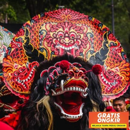 Barongan Caplokan Spon Anak Anak | Barongan Spons.Caplokan.Caplokan Anak.Caplokan Spons | Bisa Cod B