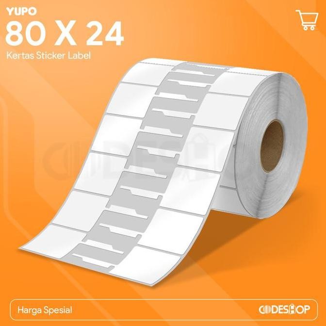 

SALE Label Barcode Yupo untuk Perhiasan Emas Jewelery 80 x 24 mm isi 3.000