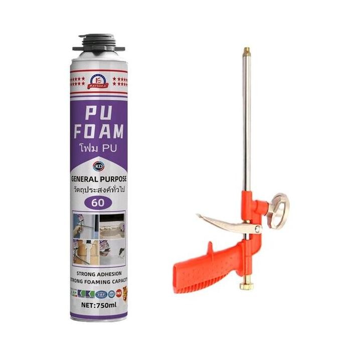 

HOT SALE KAYSDAA PU Foam PU Sealant Foam Spray Penutup Celah PU Busa Foam Sealant Polyurethane Foam Multi Purpose Filling Busa Foam Peredam Suara Peredam Panas Peredam Ruangan Penutup lubang Penambal Celah 15 botol/karton