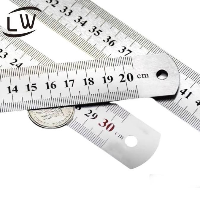 

TERBARU - PENGGARIS STAINLESS STEEL HIGH QUALITY - 2000MM / 200 CM / 2 METER