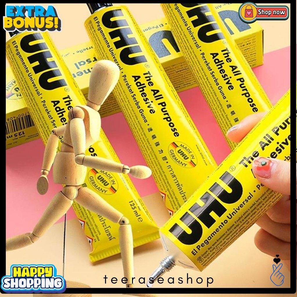 

Lem Uhu Glue Lem Super Kuat Serbaguna Tahan Air Untuk Sepatu Kayu Plastik Kain Kulit Kaca Besi Dsb Terlengkap Dan Termurah