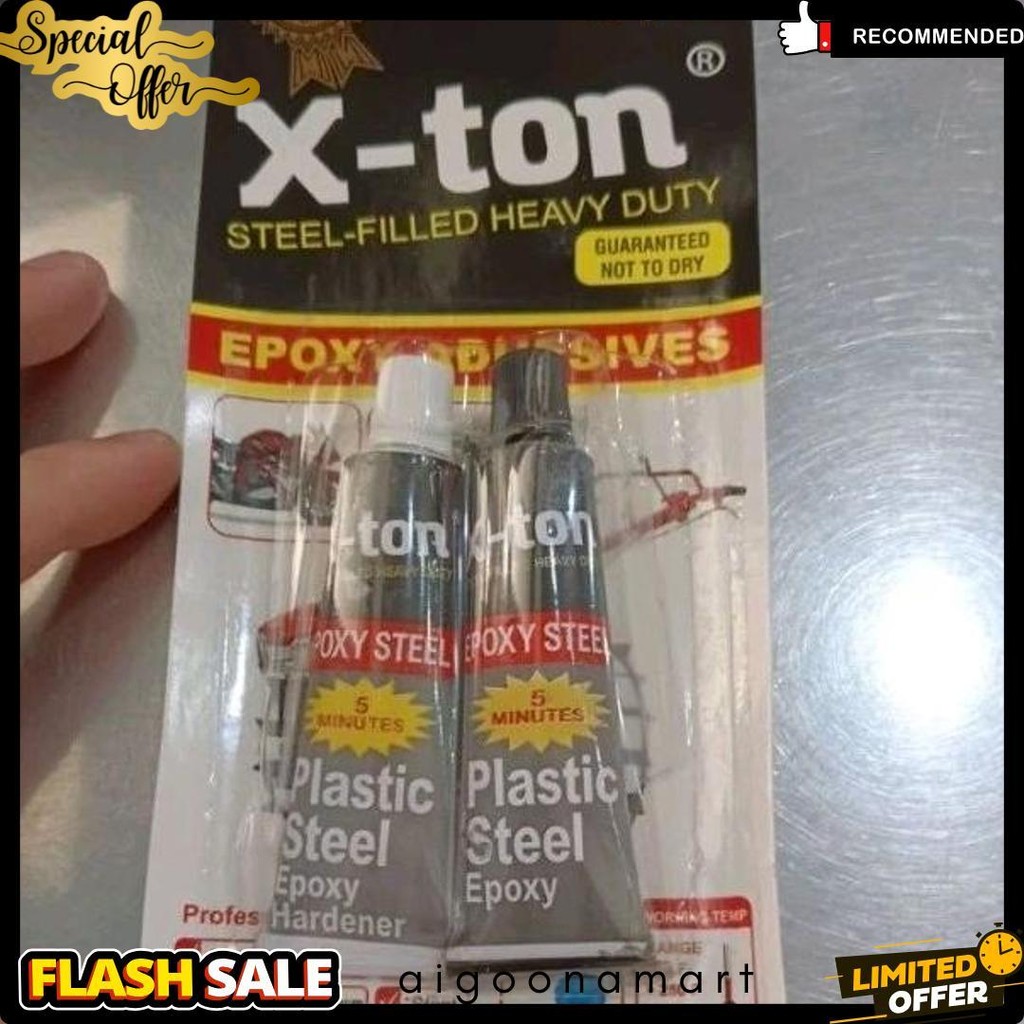 

Lem Epoxi Adhesip Lem Baja Besi Xtone X Tone Seperti Dextone Perekat 2 In 1 Kuat Tahan Panas Terlengkap Dan Termurah
