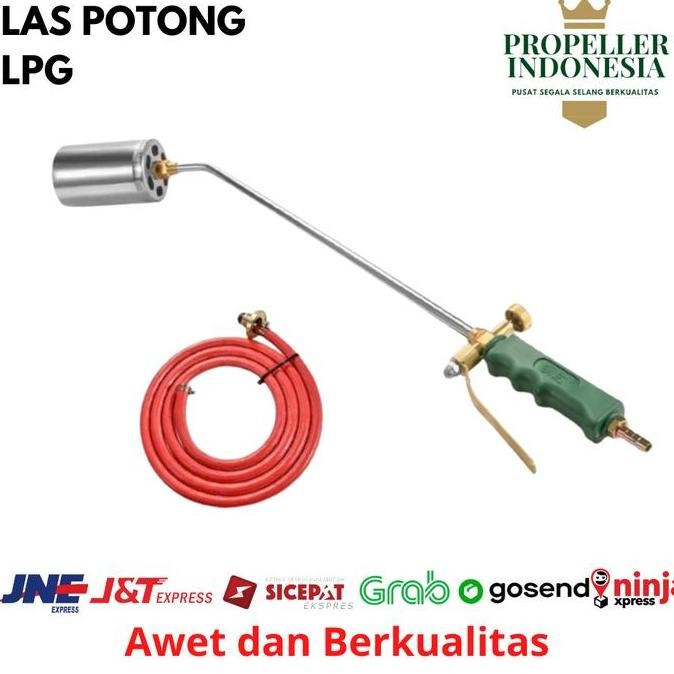 Tersedia Alat Bakaran Heating Torch Gas LPG Kepala Las Api + Selang Gas Blender