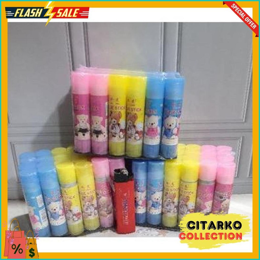 

Lem Stik (1Pak=24Pc) Kecil 10Gram/ Lem Stick / Lem Murah / Lem Fancy / Glue Stik Fancy Flash Sale! Diskon Hingga 70%