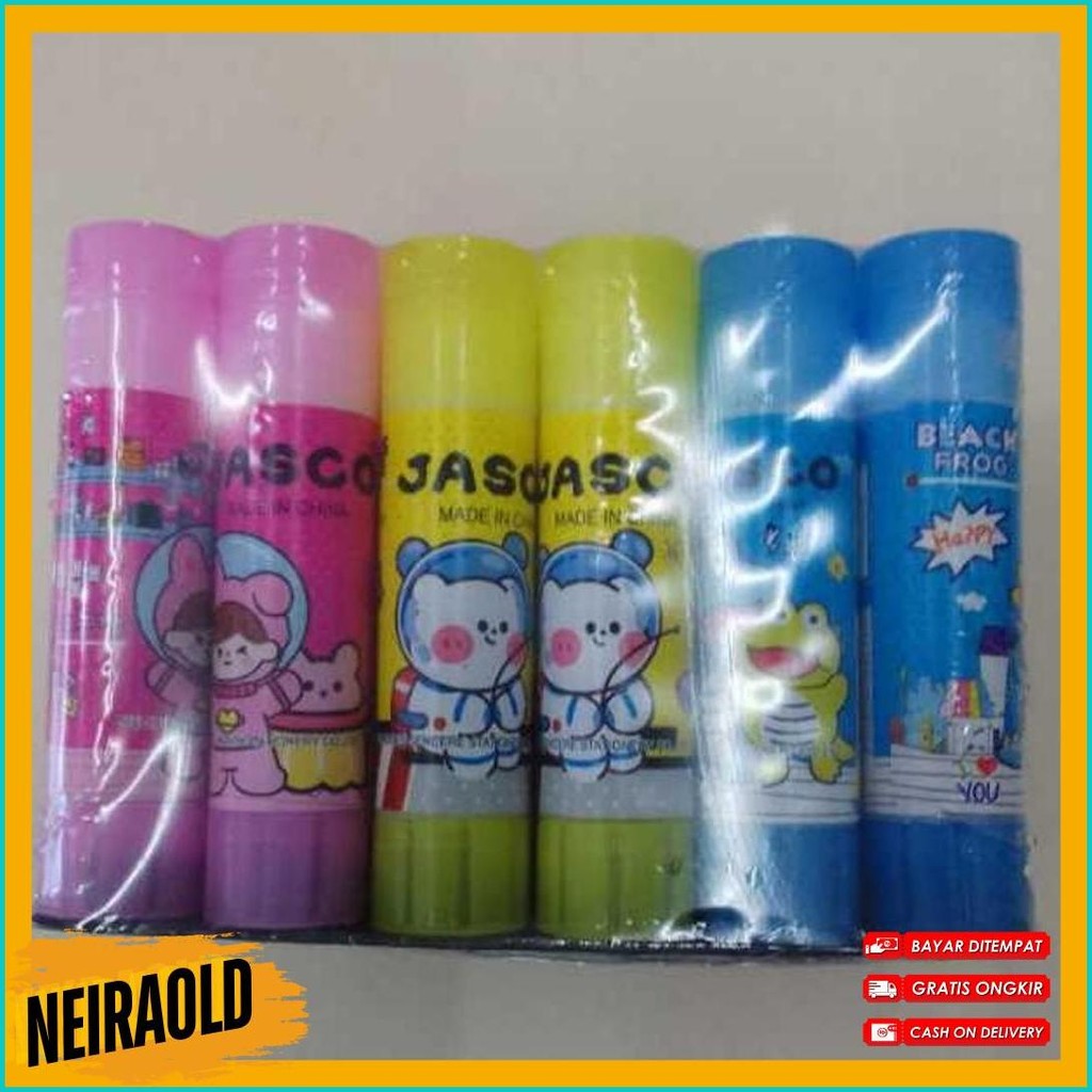 

[24 Pcs] Glue Stick Mini - Model Fancy - 10 Gram - Merk Random Terlaris! Produk Ini Banyak Dicari