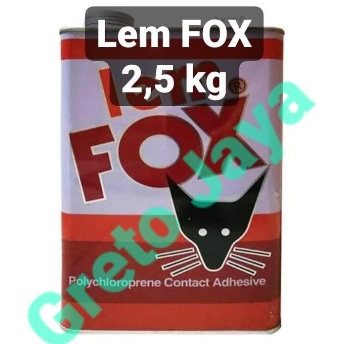 

PROMO ( 1 Galon ) Lem FOX Kuning Kaleng Serbaguna 2.5 Kg 2.5kg Galonan