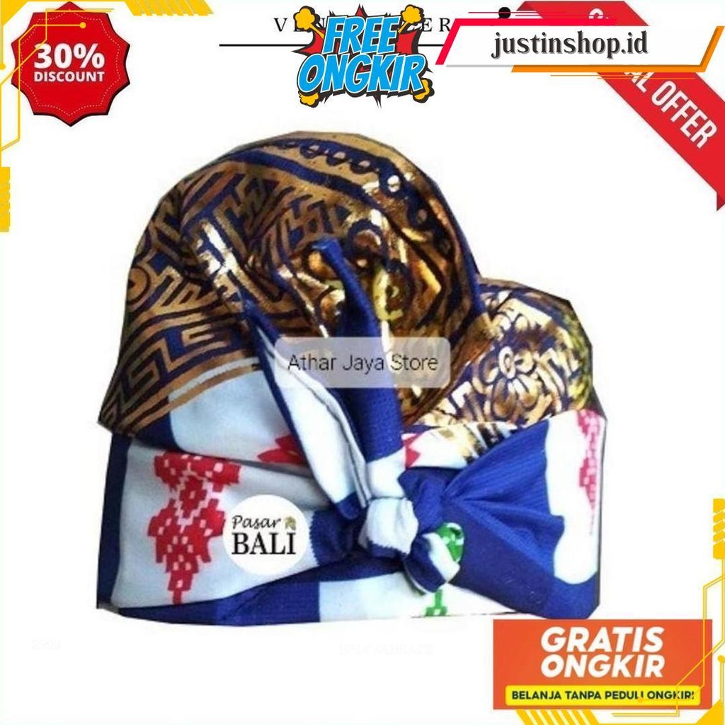 Udeng Bali Jadi / Udeng Bali Instan / Udeng Bali Prada Termurah Banget Original Produk