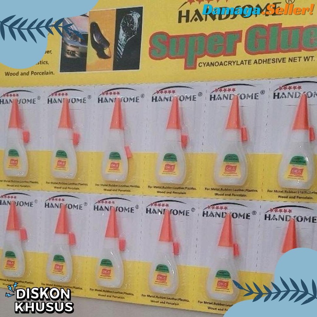 

Lem Handsome Super Glue Botol Isi 12Pcs Terlengkap Dan Termurah