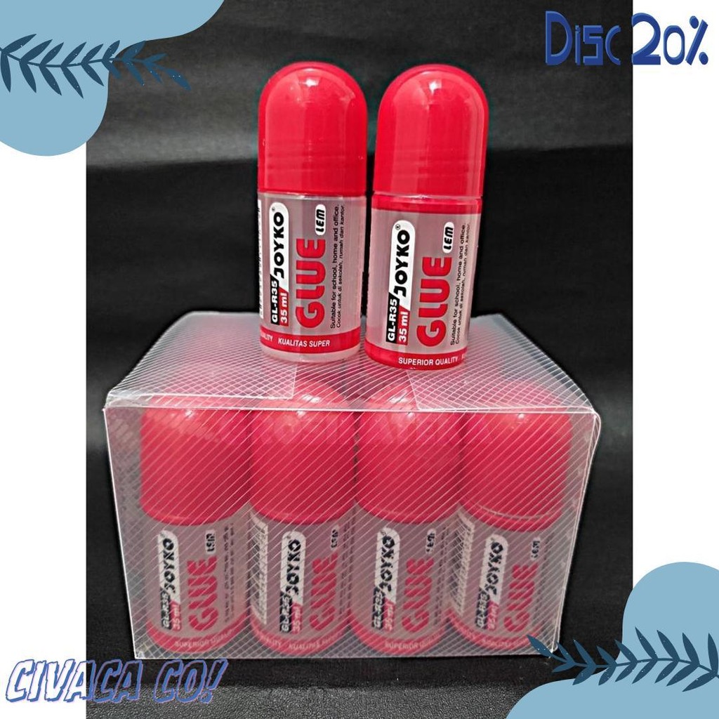 

Lem Cair, Lem Kertas, Glue Gl-R35 Kecil Joyko Terlengkap Dan Termurah