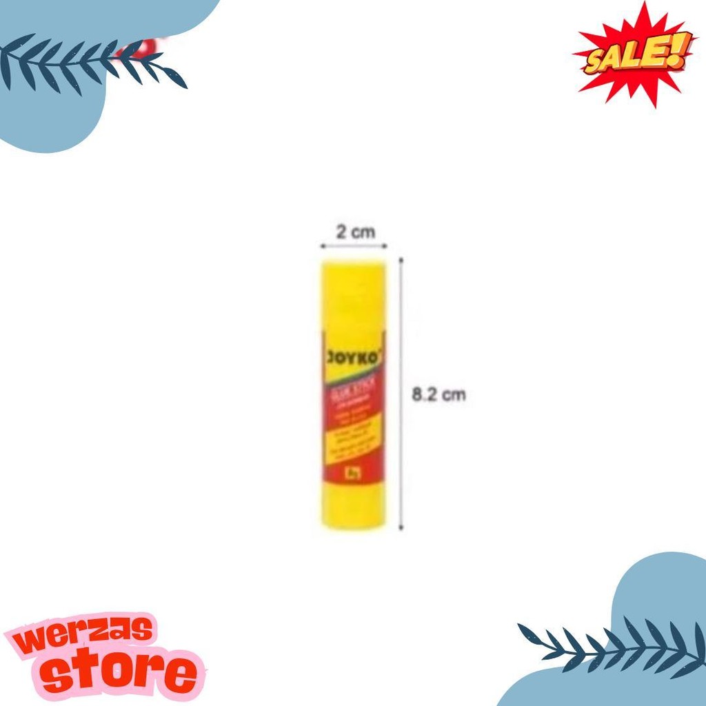 

(12Pcs) Glue Stick / Lem Batang Joyko Gs-09 / 8Gr Diskon Setengah Harga