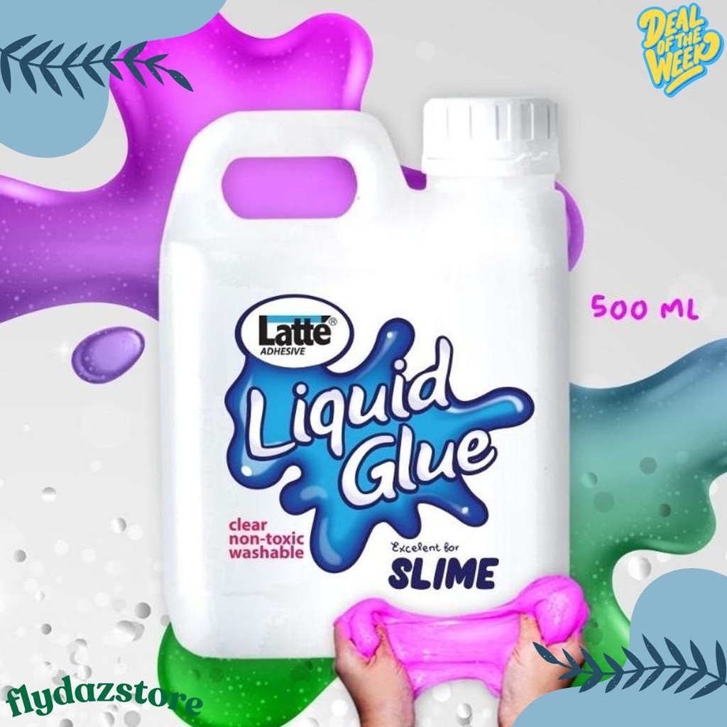 

Lem Slime / Latte Liquid Glue Cair / Povinal / 500Ml Diskon