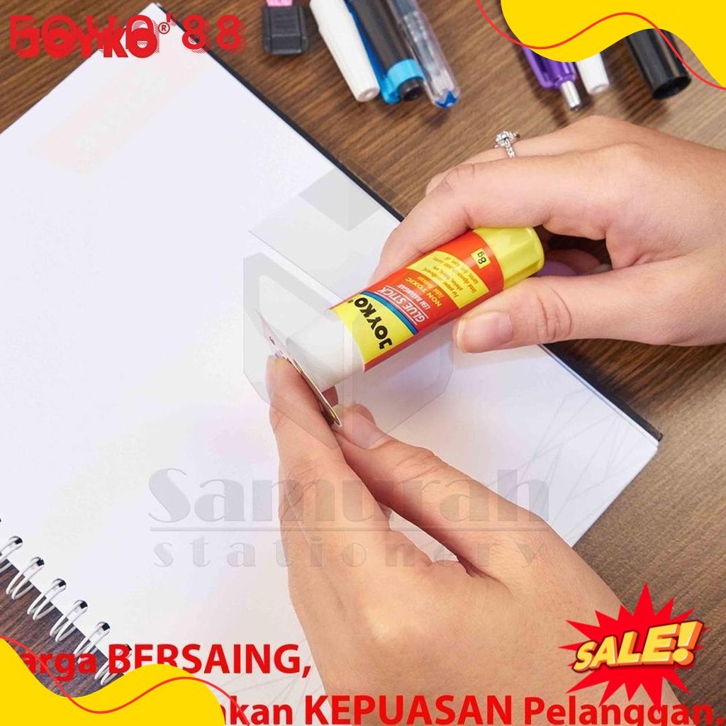 

Glue Stick Gs-09 Joyko Pendek 1 Box Isi 12 Pcs / Lem Kertas Putar Gs 09 8 Gram / Lem Stik Batang 8 Gr Kecil Terlaris! Produk Ini Banyak Dicari