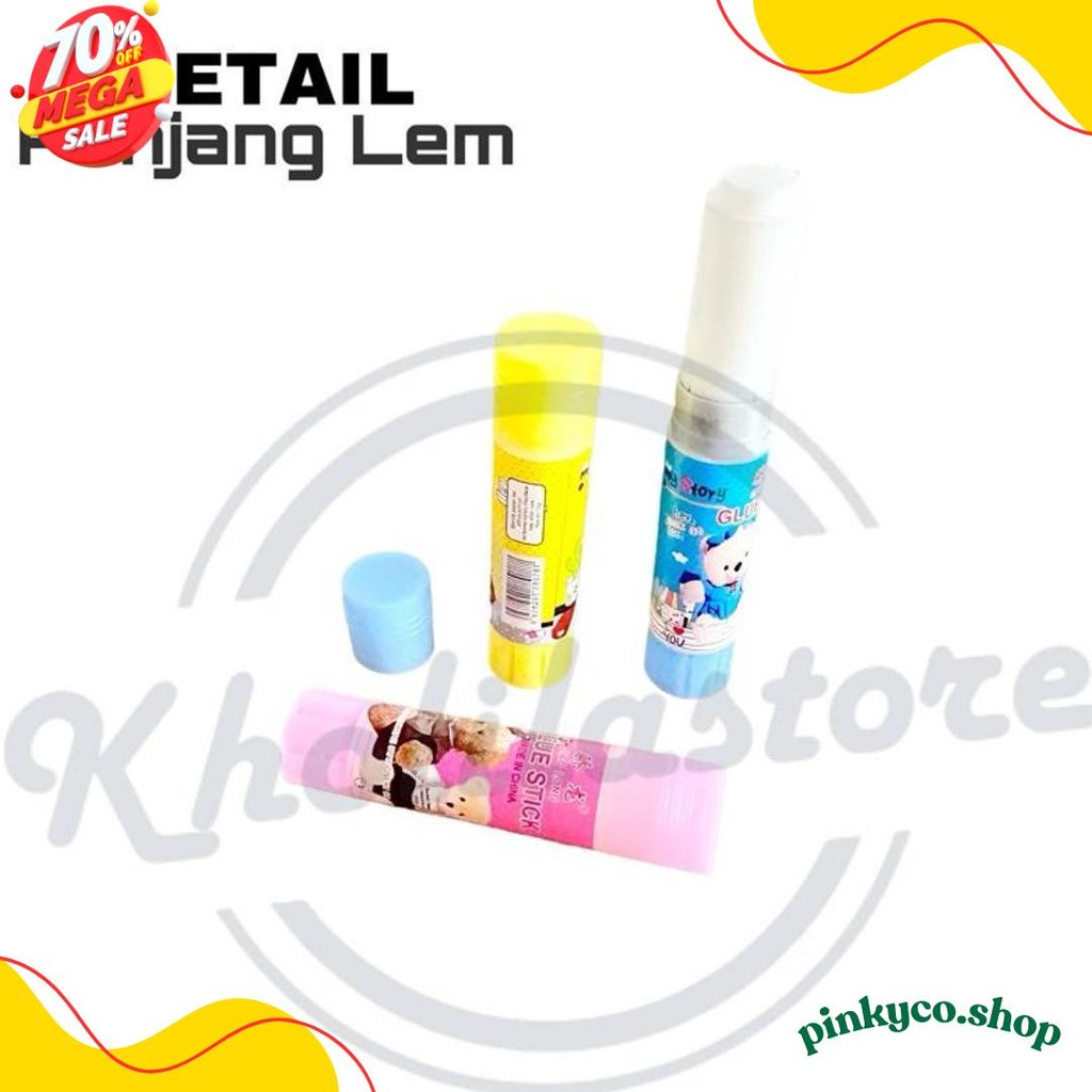 

(24 Pcs) Lem Stik Fancy Glue Stick Kecil 10Gr Terlaris! Produk Ini Banyak Dicari