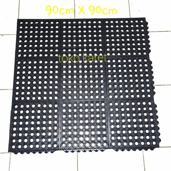 KARET KESET / KARPET KARET LANTAI ANTI SLIP/KARET KESET LOBANG LOBANG