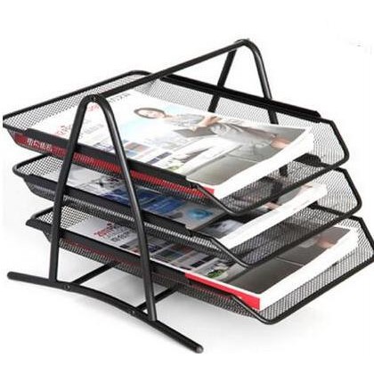 

READY Rak File Dokumen Buku 3 Susun Besi Surat Arsip Organizer NEW