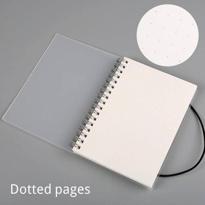 

READY Buku Catatan Kerja Bisnis Agenda Note Binder Jurnal Harian Dotted Page NEW