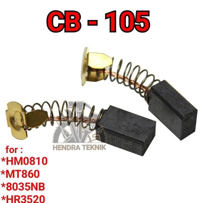 KNH - CARBON BRUSH CB-105 SIKAT KARBON HM0810 MT860 8035NB HR3520 ARANG KUL