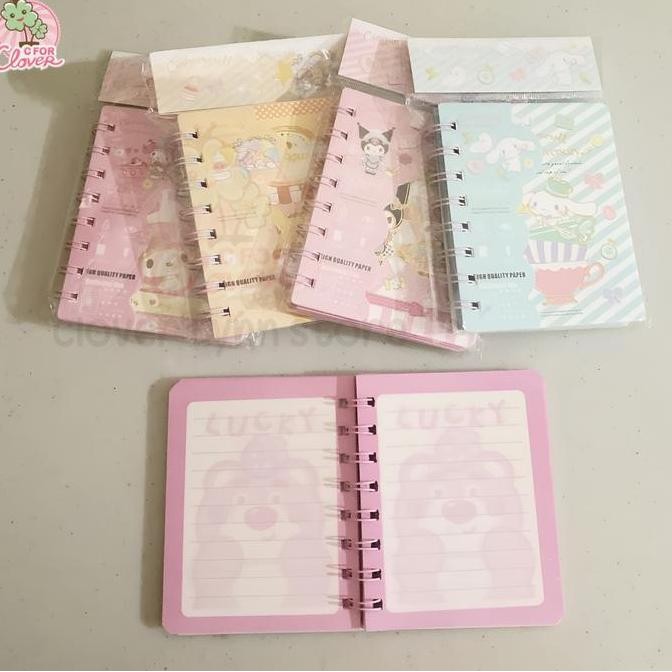 

READY NOTE BOOK WITH CUTE CHARACTERS diary buku tulis notes NEW