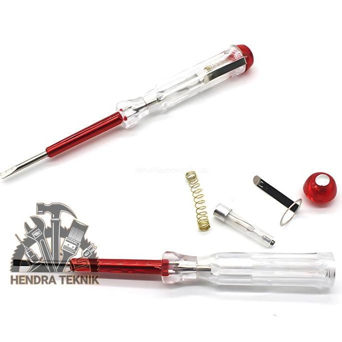 KNH - OBENG TESPEN 240V TEST PEN EKONOMIS TESTPEN OBENG LISTRIK 3" IN 75MM MURAH