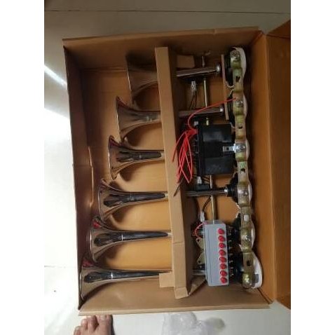 klakson telolet 6 corong keluaran cicada paket isi 5