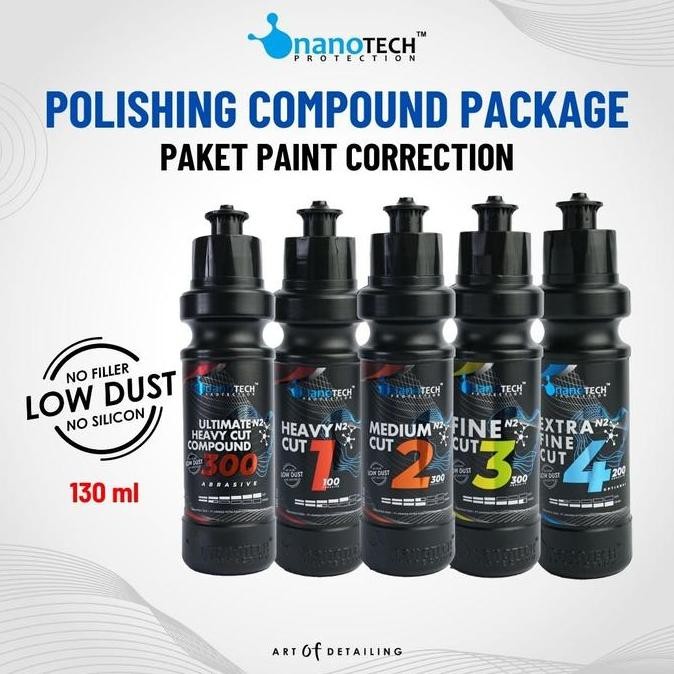 Compound Polish Step 1 2 34 - Obat Poles Kompon Penghilang Baret Mobil