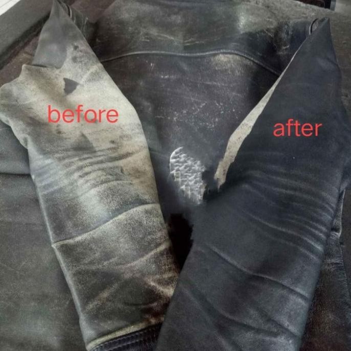 (Allthebest) cat jaket kulit asli warna hitam isi 80ml,cat tas kulit,sepatu kulit