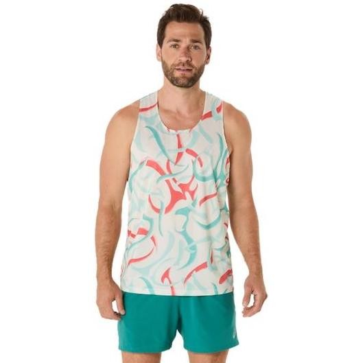 Asics Running Jersey ROAD ALL OVER PRINT SINGLETMEN2011D091-200