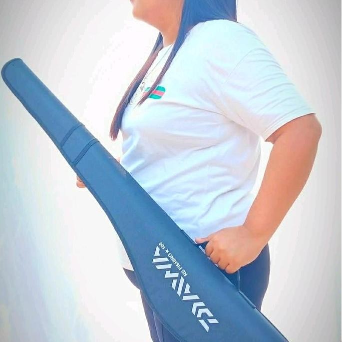 Tersedia Tas Pancing Daiwa Slempang Model Hardcase CG Fiber Motif Polos Loreng Ukuran 100cm  Joran R