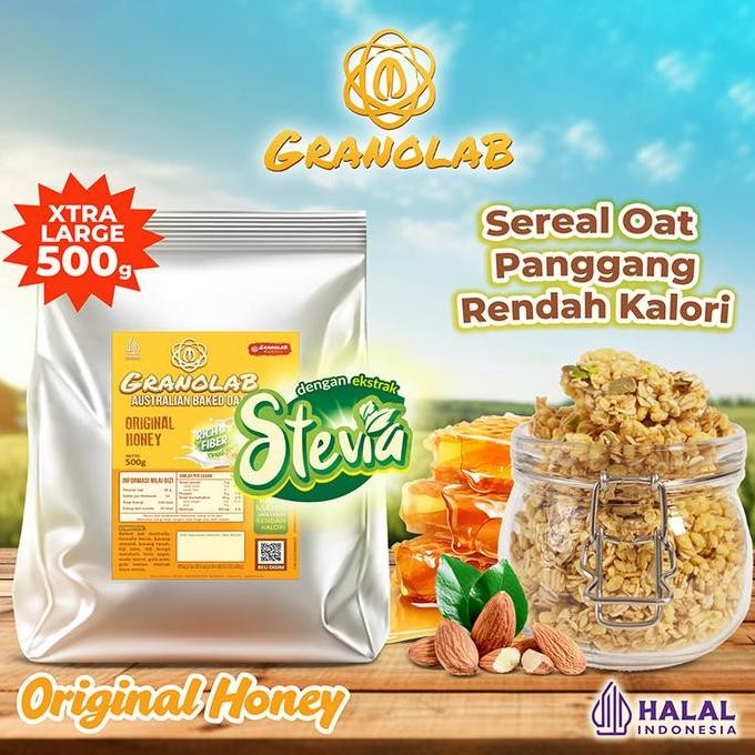 

Paket Bundling Isi 2Pcs | Granolab 500Gr | Oat Crunch 500Gr Terbaru