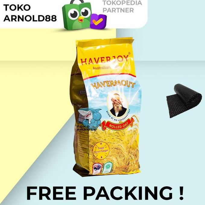

Haverjoy Rolled Oat 1Kg Masak Promo