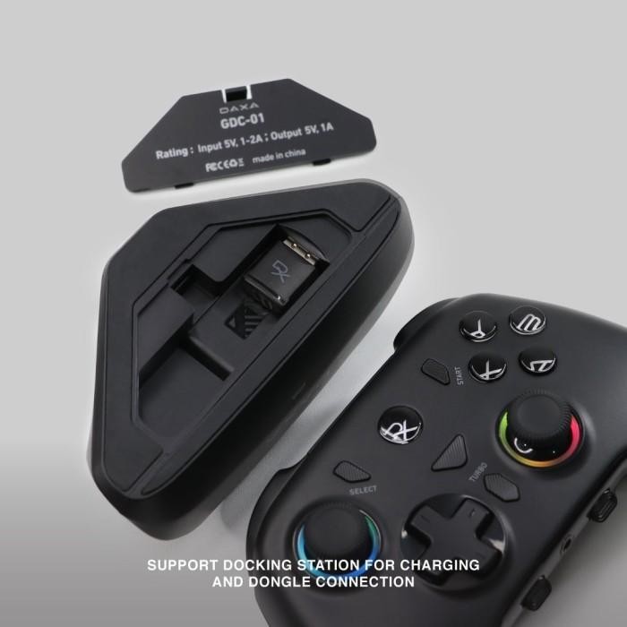 Rexus Daxa Cygnus Ax7 Wireless Gamepad Controller Joystick Hall Effect Trigger Ax 7 Original Dan Ter