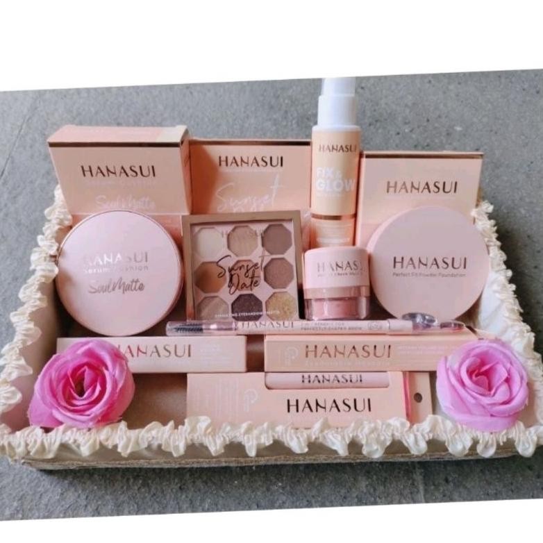 Ready Hanasui Paket Seserahan Lengkap Paket Seserahan Pernikahan 1 Set Make Up Kado Untuk Pernikahan