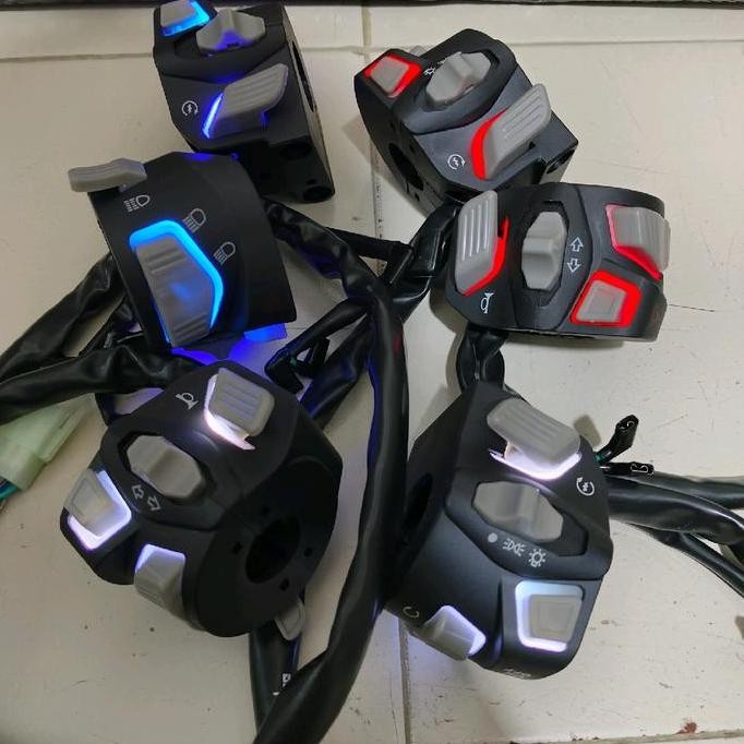 Saklar Led Vietnam Holder Stang Lampu Led Saklar Motor Nyala Lampu Led Saklar Led Vario Nmax Pcx Sco