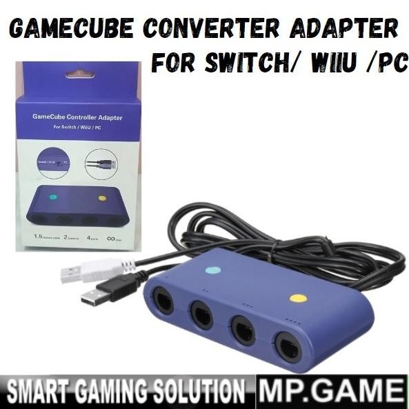 Konverter Penyambung Converter Adapter untuk Stik Gamecube Converter Adapter 4Port Gamecube