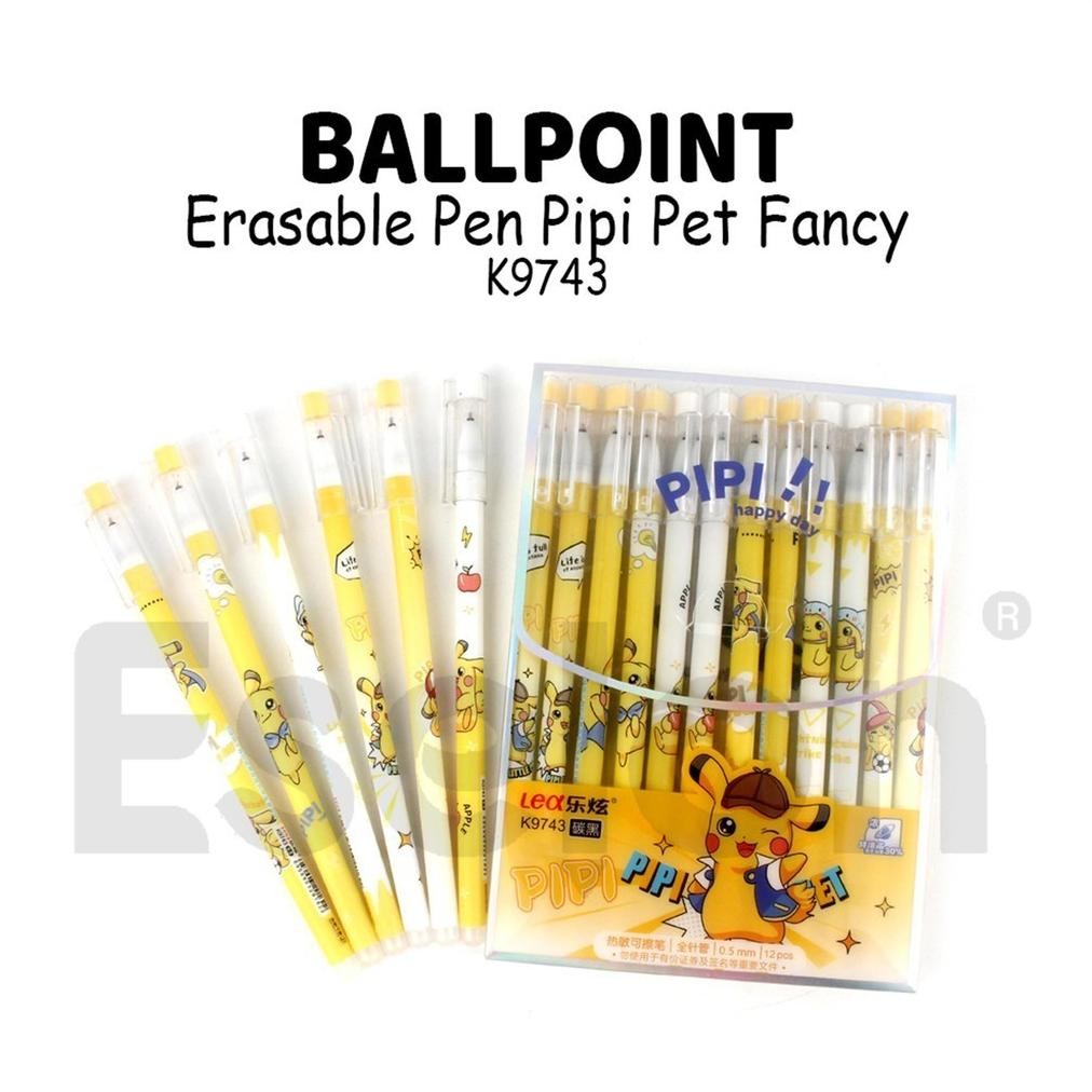 

Ok75 12Pcs Pulpen Hapus Karakter / 1Pak Pulpen Hapus Fancy Ok75