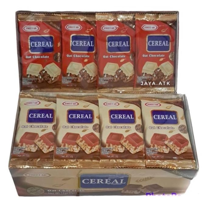 

Oat Chocolate Cereal Bar Gandum 30 Pcs Sweet Me Dark White Cokelat Oat Best Seller